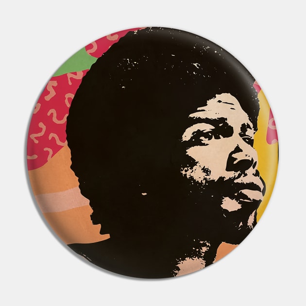 Vintage Poster - Gil Scott Heron Style Pin by Pickle Pickle