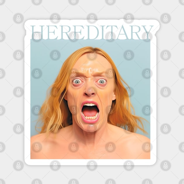 Hereditary Toni Collette Artwork Magnet by pandas doing stuff