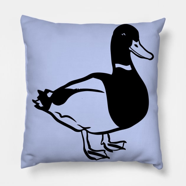 Duck Pillow by tribbledesign