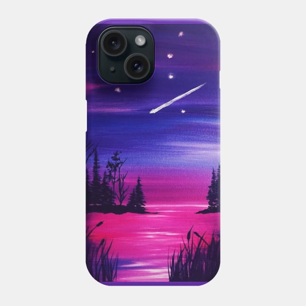 Midnight Blues Phone Case by JeeThee