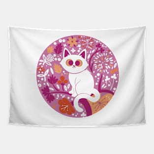 Lesbian Pride Cat Tapestry