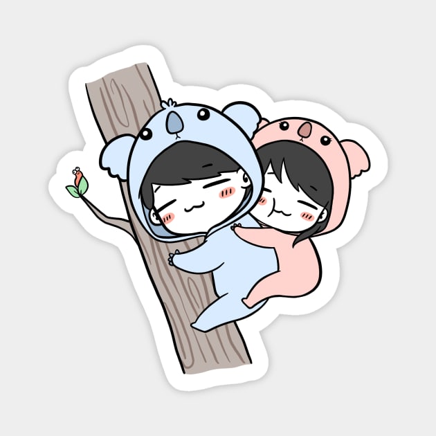 Koala Hug Magnet by LuveyxDovey