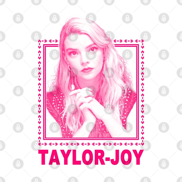 Anya Taylor Joy Vintage Retro Style by Iip Ratmono