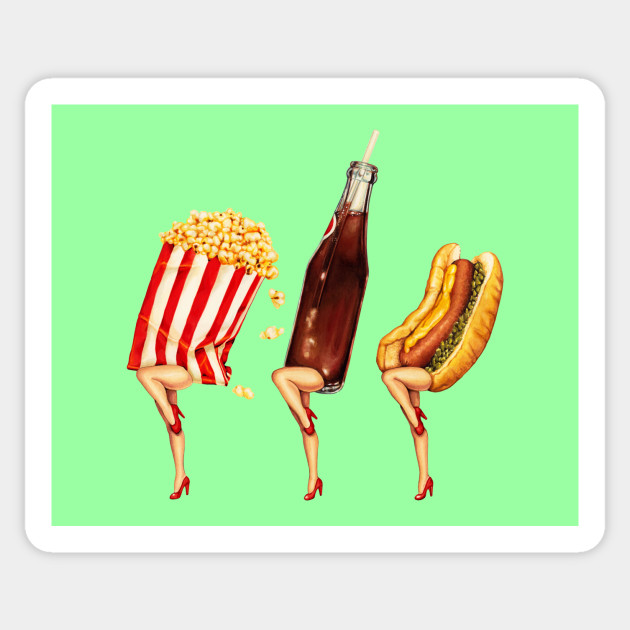 Movie Girls - Food - Sticker