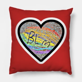 BLM 🖤 PRIDE Black Lives Matter Memorial Fence - Double-sided Pillow