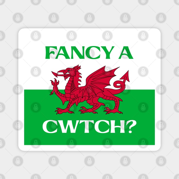 Fancy a cwtch? Magnet by Jesabee Designs