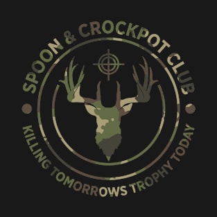 Spoon & Crockpot Club Whitetail Deer T-Shirt