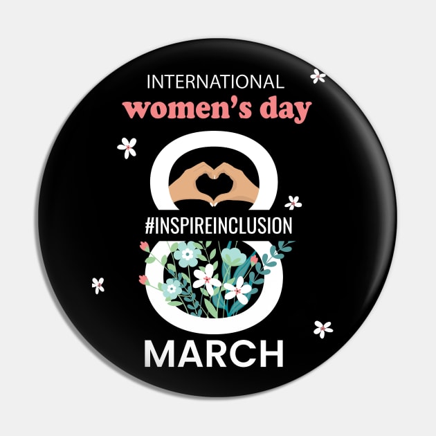 International Women's Day 2024 Inspire Inclusion Pin by RansomBergnaum