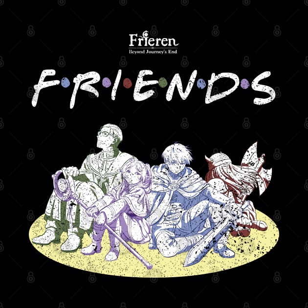 FRIEREN BEYOND JOURNEY’S END: FRIENDS (GRUNGE) by FunGangStore