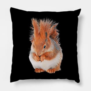 Squirrel - Woodland Themed Kids Room, Funny Gifts For Forester, Cute Animals Pillow