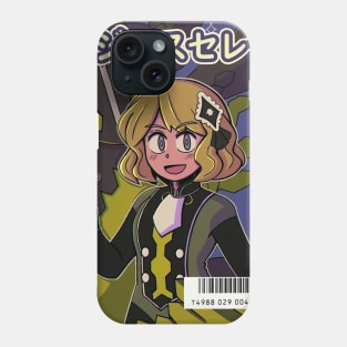 vaporwave anime aesthetic girl serena video game Phone Case