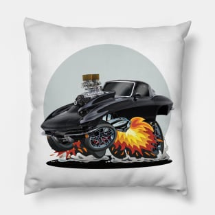 1963 Vette Split Window Coupe Pillow