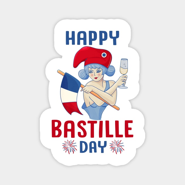 Marianne of France Bastille day French Magnet by Kreigcv Kunwx