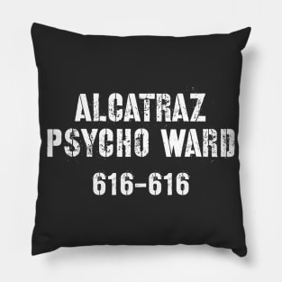 Alcatraz Psycho Ward Pillow