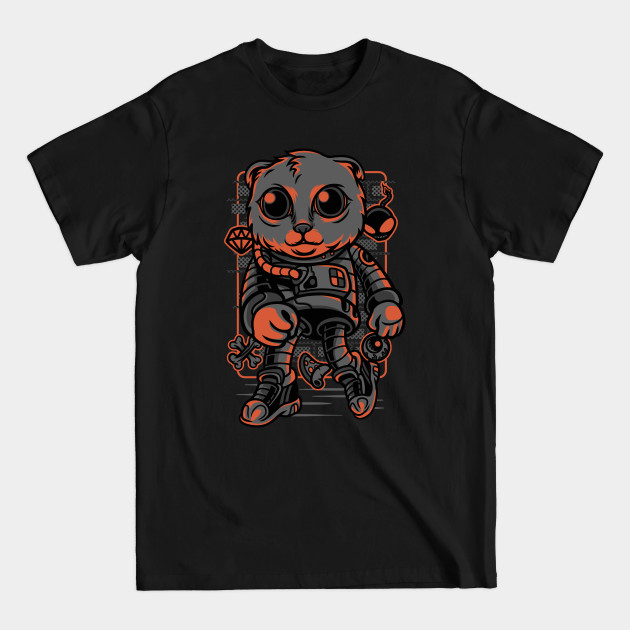 Disover Astronaut cat - Cat Lover - T-Shirt