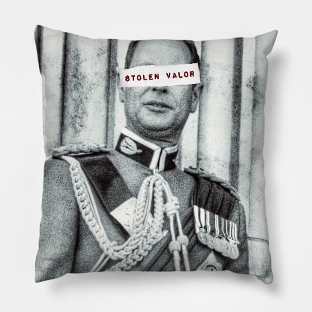 Stolen Valor - Prince Edward Pillow by MonkeyButlerDesigns