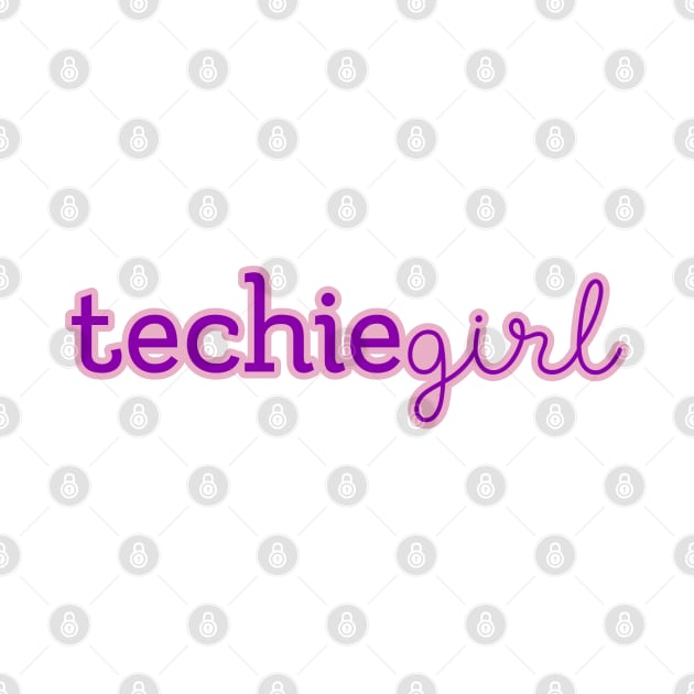 Techie Girl by nanarts