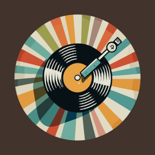 vintage vinyl record player T-Shirt