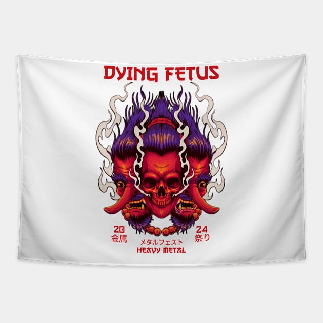 dying fetus Tapestry by enigma e.o