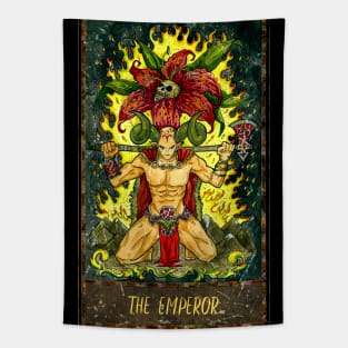 The Emperor. Magic Gate Tarot Card Design. Tapestry