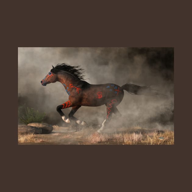 Galloping Warrior Horse by DanielEskridge