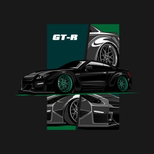 Nissan GTR 35 Black Mix max T-Shirt