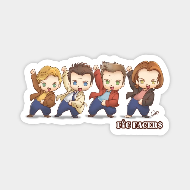 Team Free Will 2.0 Magnet by ficfacersstore