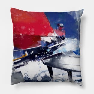 Augustine in regatta Pillow