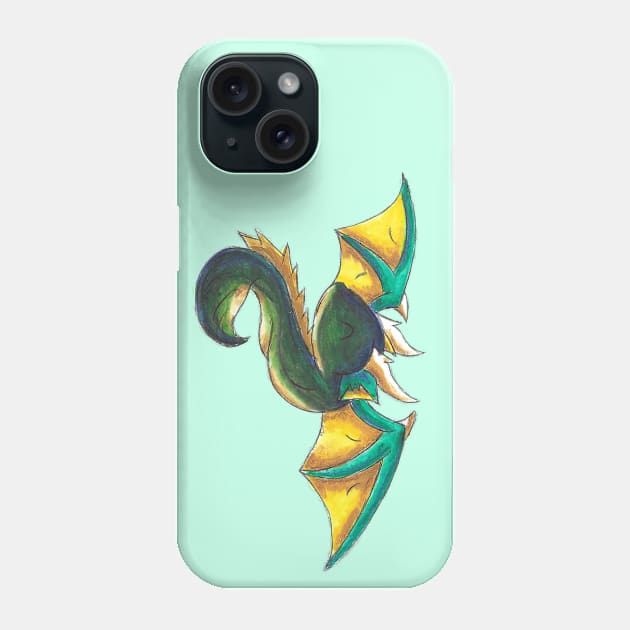 Tiny Little Western Dragon Phone Case by KristenOKeefeArt