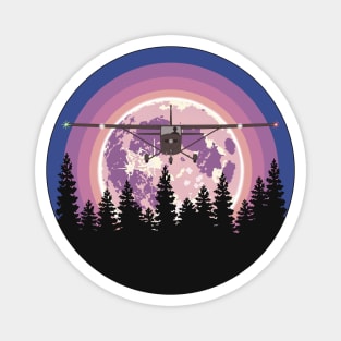 Cessna 172 Purple Moon Magnet