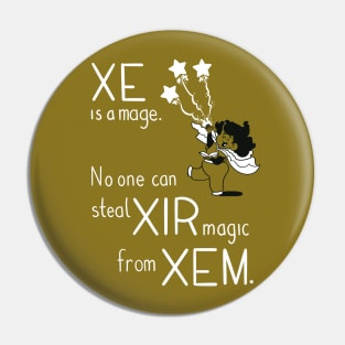 Pronoun Mage, Xe Pin