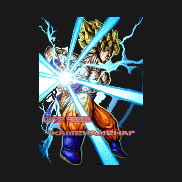 Goku Over 9000 by Laowarrior