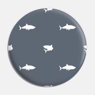 Shark from the ocean seamless vector pattern Pin