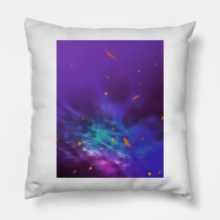 Purple Space Patrol Pillow