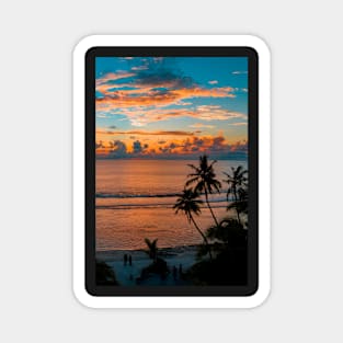 Palm Trees By Beach Magnet