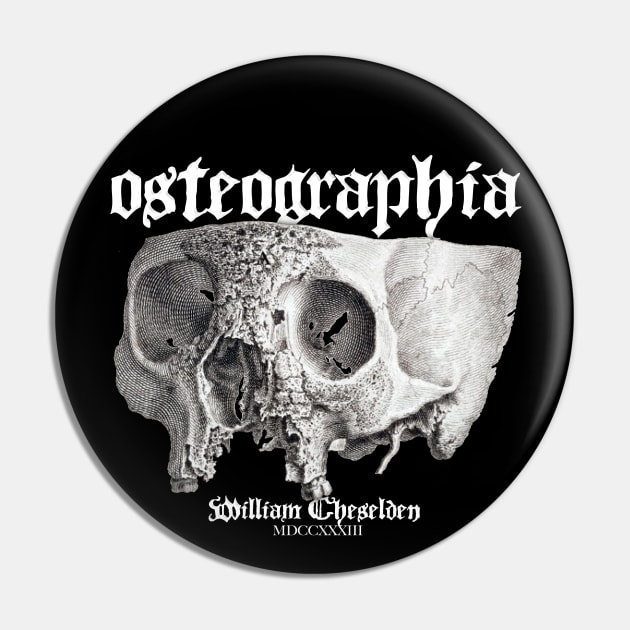 Osteographia Pin by Hiraeth Tees