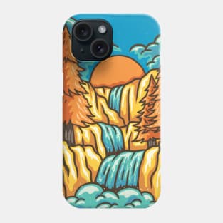 WATERFALL TO LIFE OF CITY Phone Case