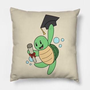 Turtle Graduation Pillow