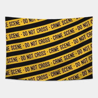 Do not Cross,  crime scene Tapestry