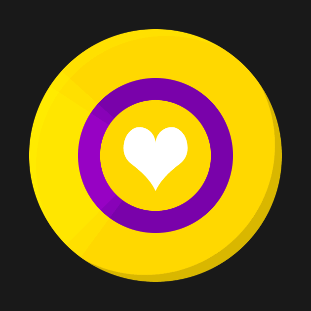 Pride Shield - Intersex Flag by talenlee