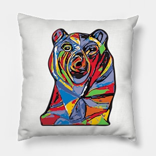 Artsy Bear Pillow