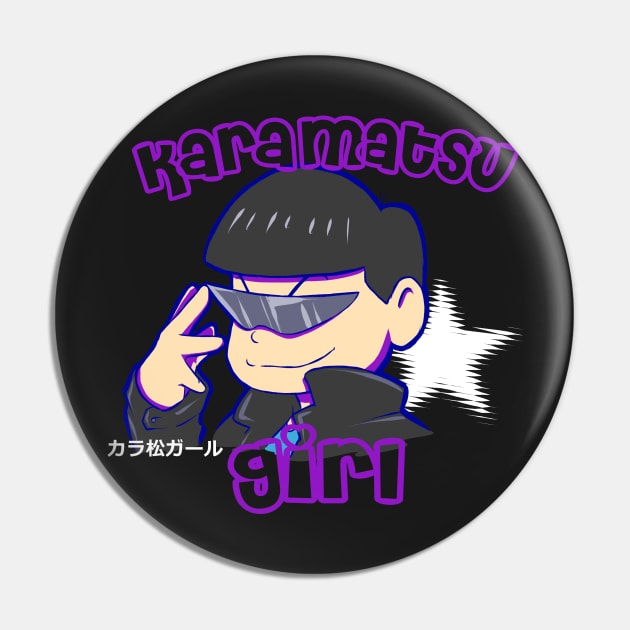 Karamatsu Girl Pin by PsychoDelicia