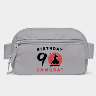 I am 9 Years Old Birthday Bday Party Gift 9th Little Ninja Samurai Japanese Warrior Bag
