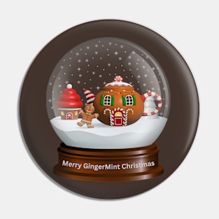 GingerMint Christmas Pin