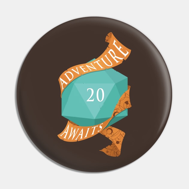 Adventure Awaits Pin by JinxedInsomnia