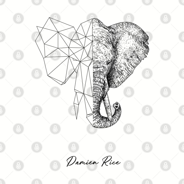 Elephant: Inspired T-shirt Design referencing Damien Rice's Song by Cery & Joe New Style