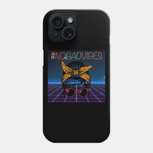 No Bad Vibes-80s Mom Vaporwave Phone Case