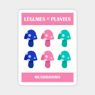 Mushrooms, Indie decor, Kidcore, Posters aesthetic, Museum poster, Food market, Cute colorful art Magnet