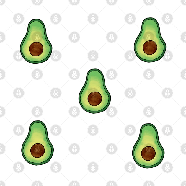 avocado stickers, avocados, avacados by The Brooklyn Vibe