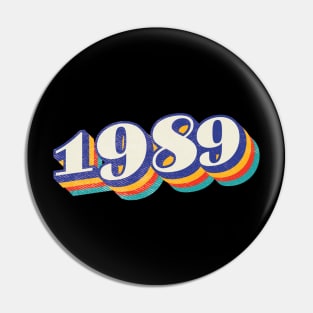 1989 Birthday Year Pin